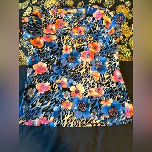 Koi scrub top